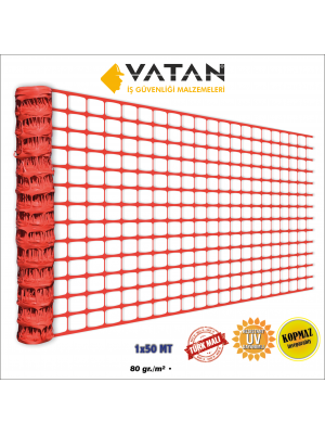 EMNİYET ALAN PERDESİ 80 gr 100X50 METRE